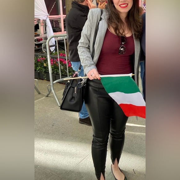 Calvin Klein Gray Pinstripe Longline Blazer Jacket – Size 6 - Picture 4 of 6